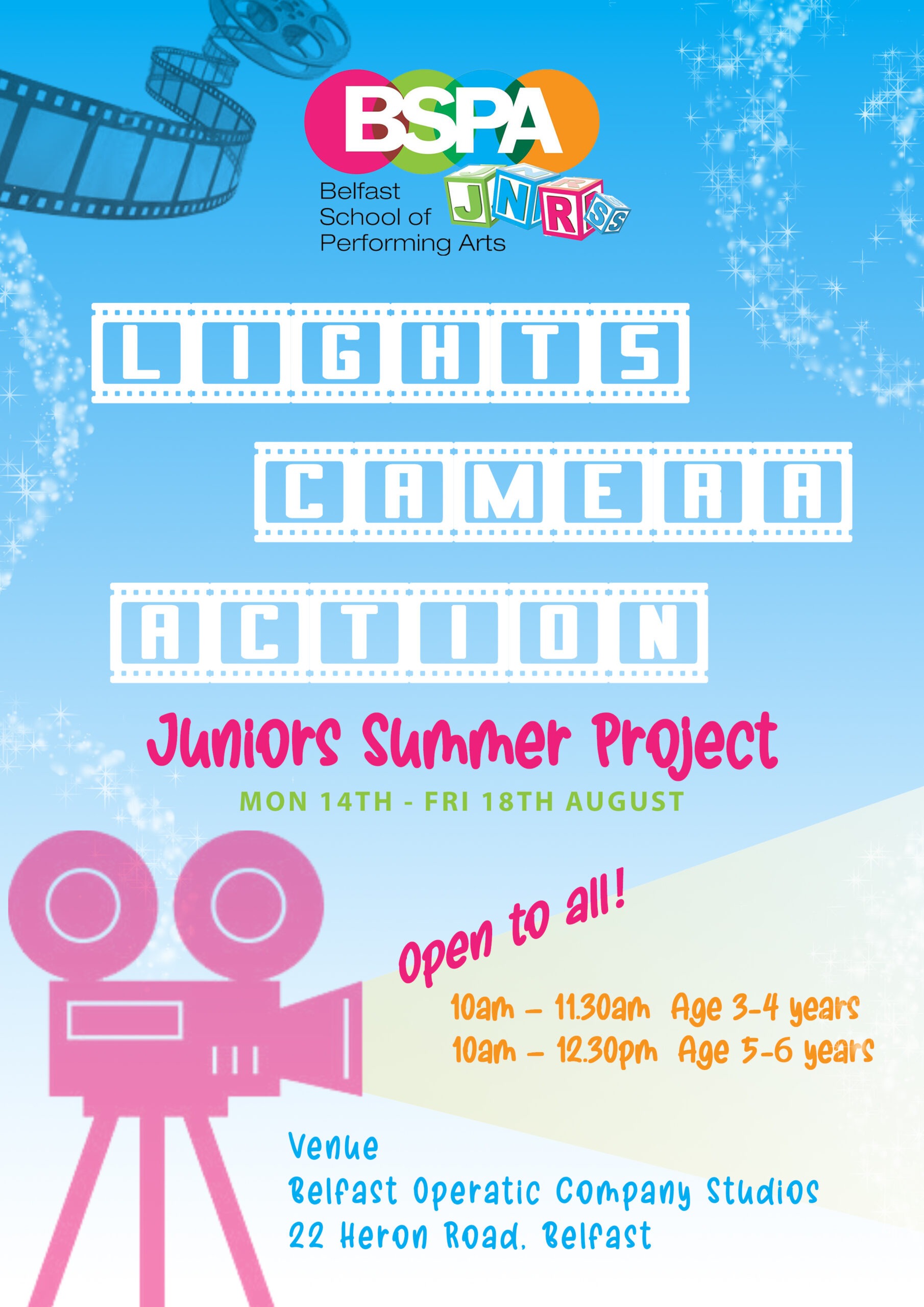 BSPA Juniors Summer Project:  “Lights, Camera, Action” image