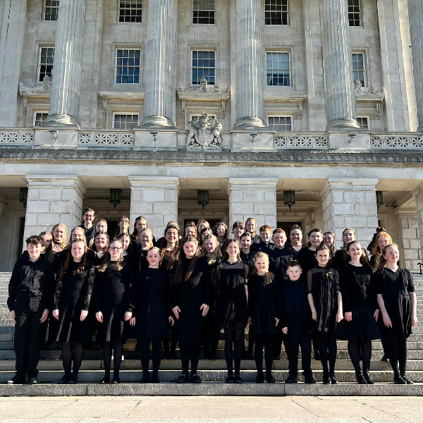 BSPA perform at the 25th Anniversary of the Good Friday Agreement image