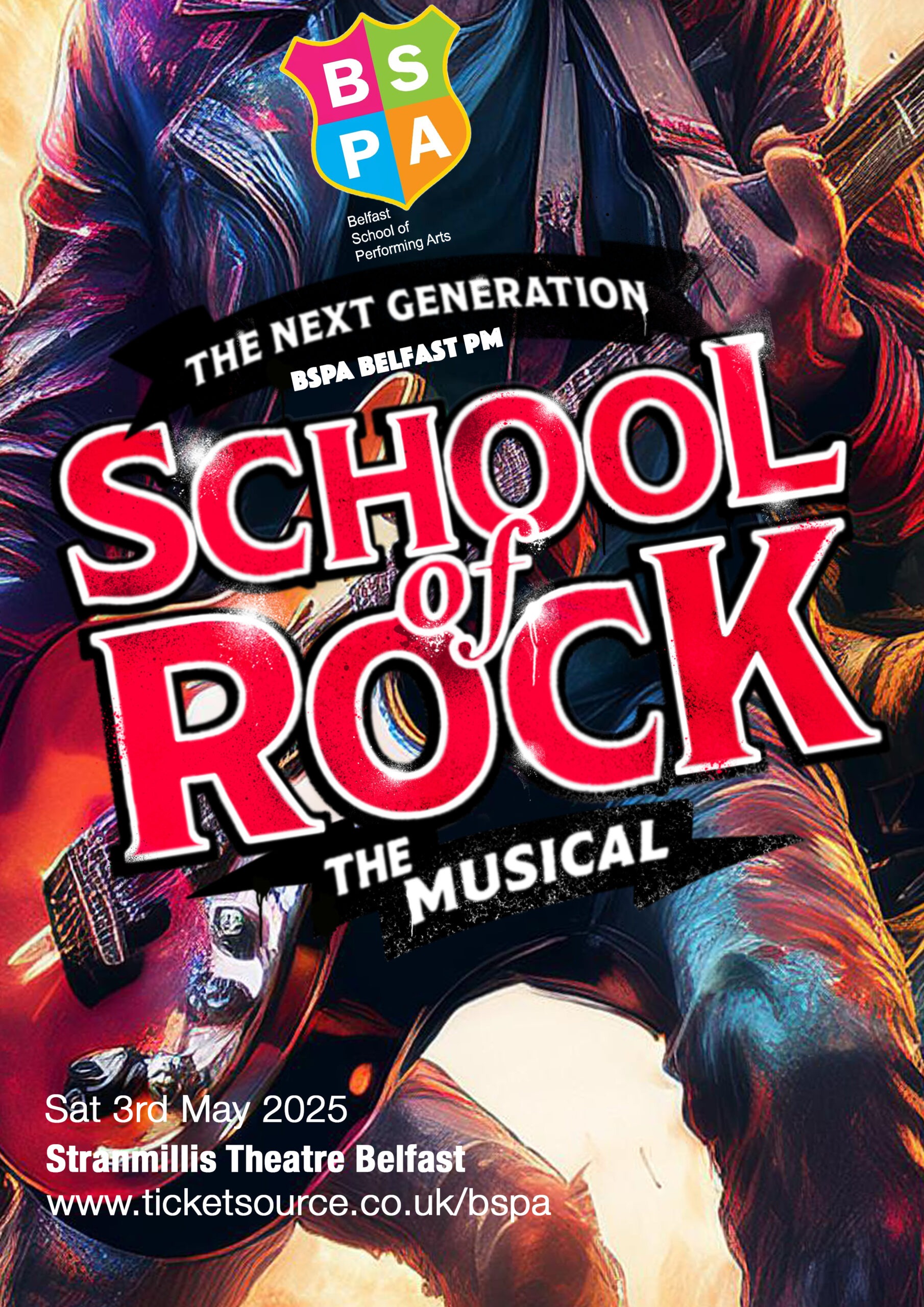 BSPA Belfast PM presents “School of Rock” image